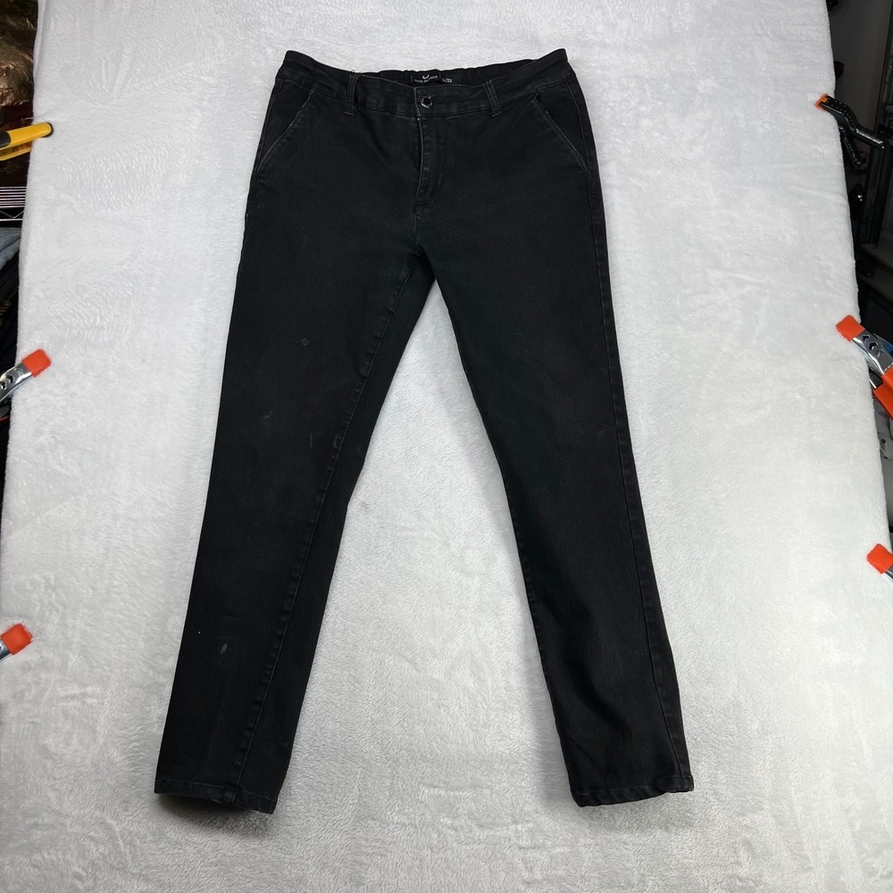 Nick Danger Skinny Jeans Men's Black Denim‎ Stretch Slim Fit Classic - 31X27